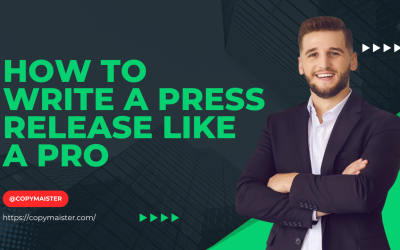 How to write a press release like a pro