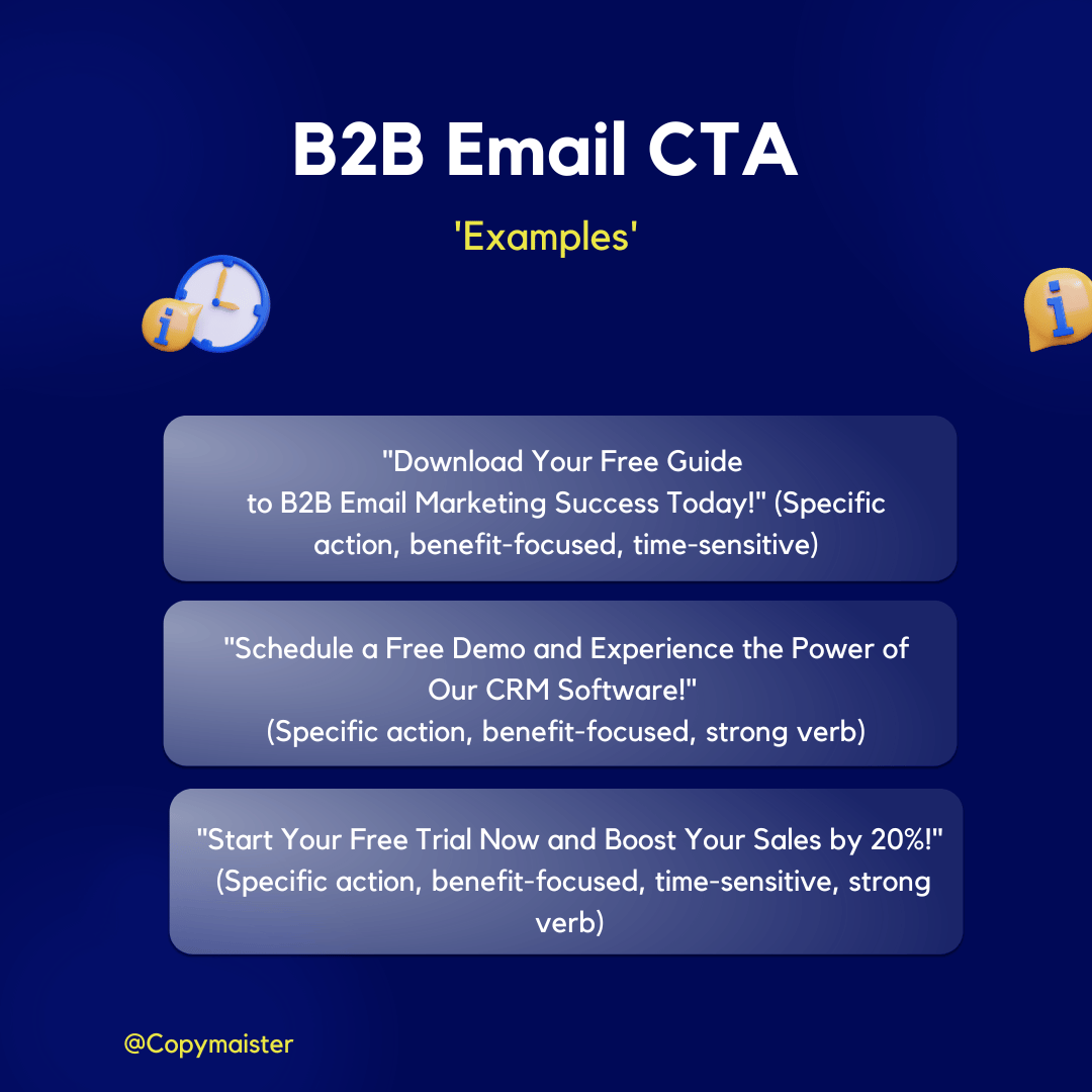 b2b email cta