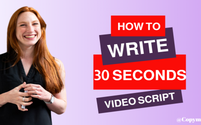 How to Write 30 Seconds Video Script