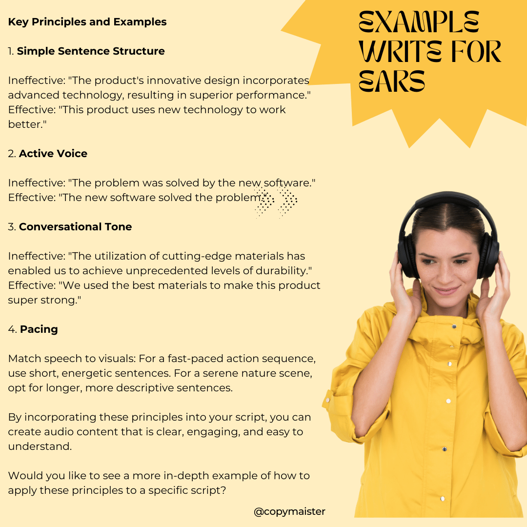 Yellow Simple World Listening Day Instagram Post